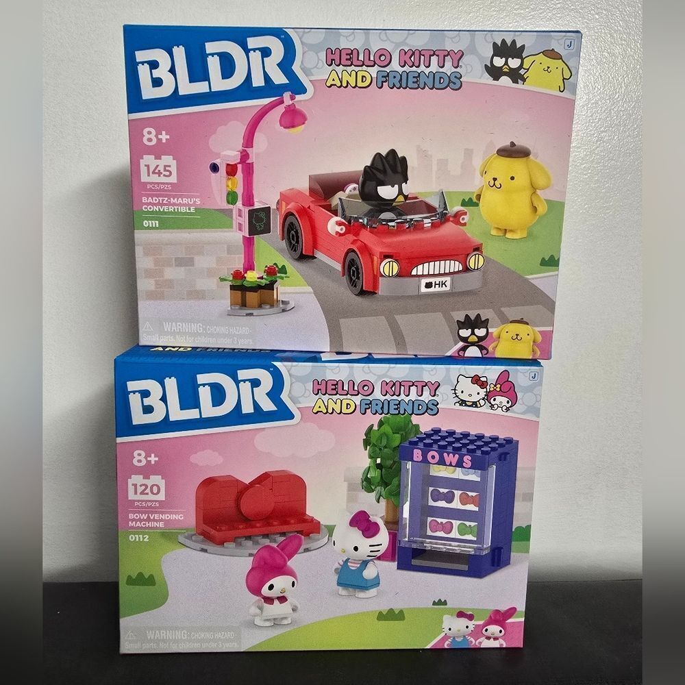 Bundle of 2 BLDR Hello Kitty and Friends Building Set, NIB